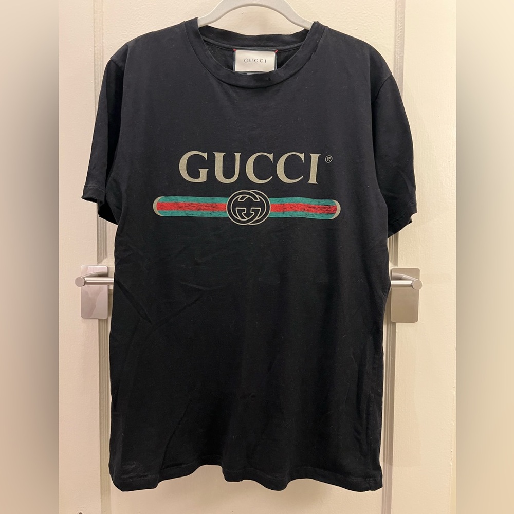 Gucci oversized logo t shirt
